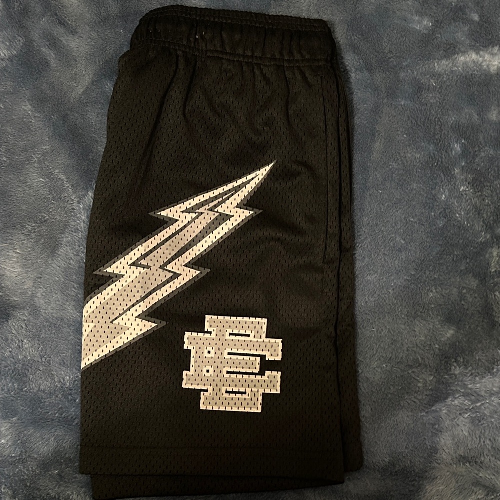 Eric Emanuel Black Mesh Athletic Shorts